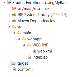 MyBatis Maven Project Layout